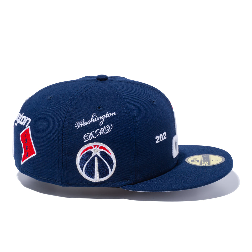 59FIFTY LOCAL ワシントン・ウィザーズ マルチ アートワーク ネイビー