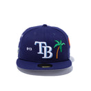 59FIFTY LOCAL タンパベイ・レイズ マルチ アートワーク ネイビー