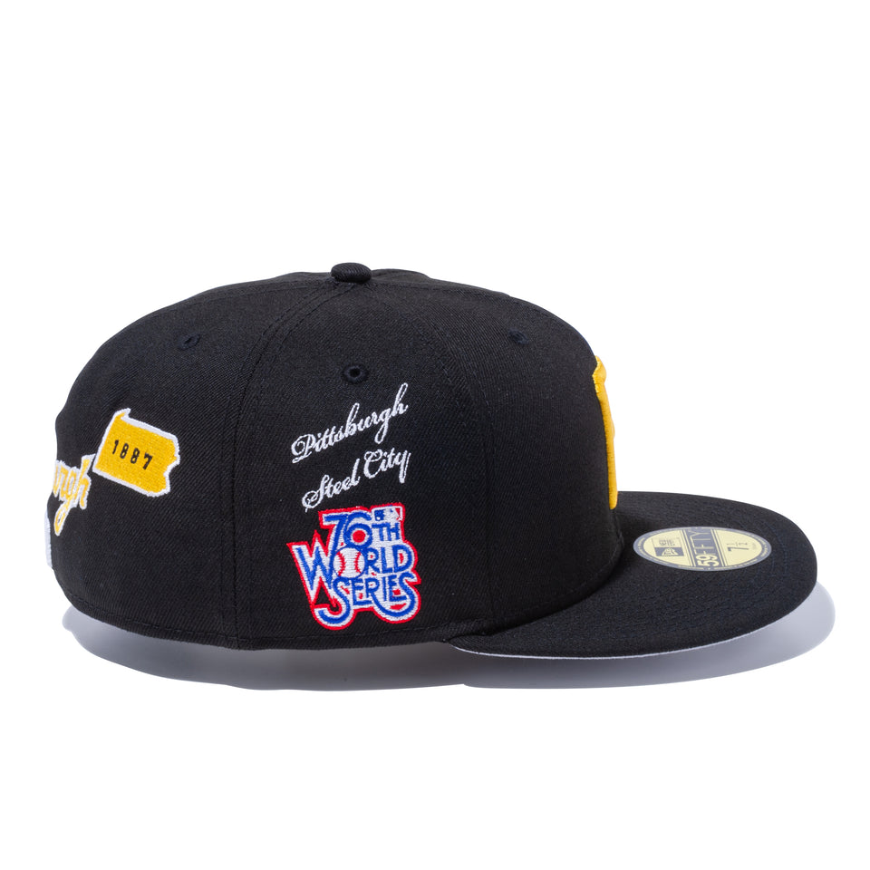 59FIFTY LOCAL ピッツバーグ・パイレーツ マルチ アートワーク ブラック
