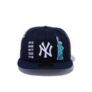 59FIFTY LOCAL ニューヨーク・ヤンキース マルチ アートワーク ネイビー