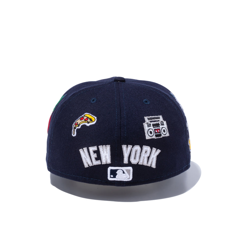 59FIFTY LOCAL ニューヨーク・ヤンキース マルチ アートワーク ネイビー