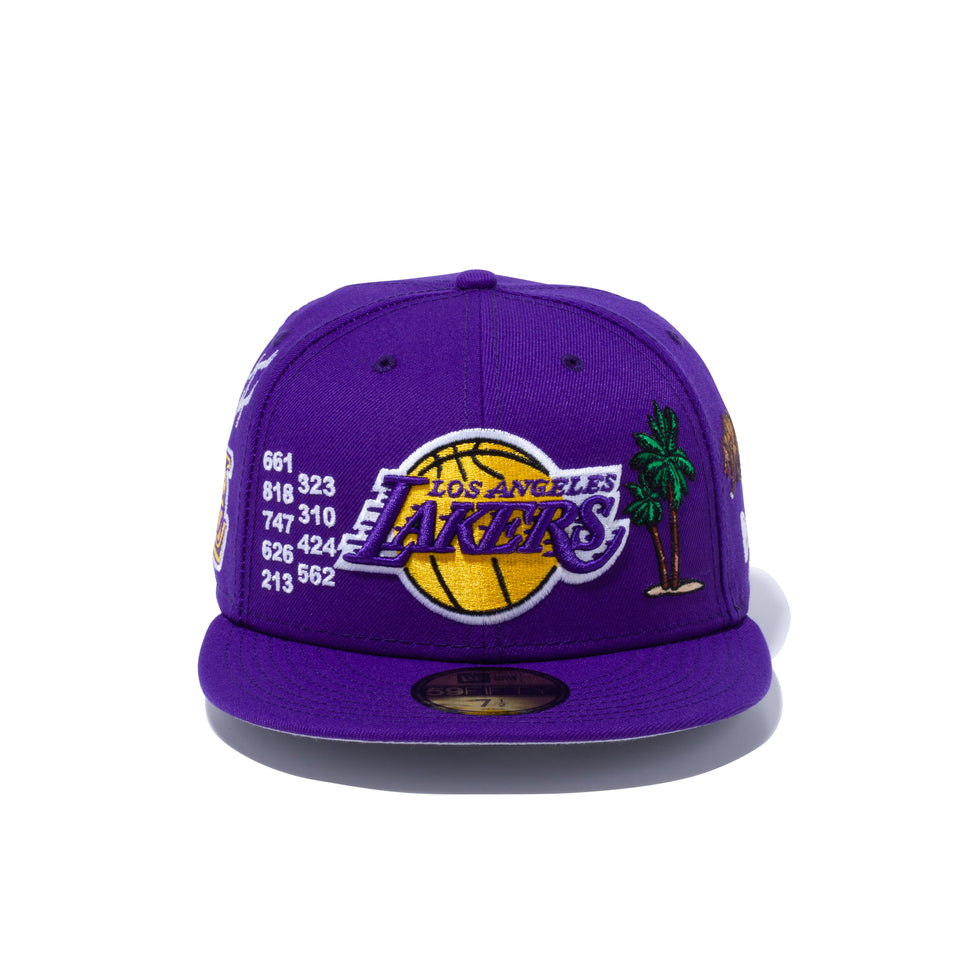 59FIFTY LOCAL ロサンゼルス・レイカーズ マルチ アートワーク パープル