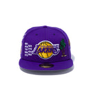 59FIFTY LOCAL ロサンゼルス・レイカーズ マルチ アートワーク パープル