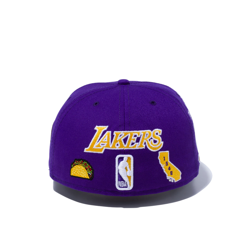 59FIFTY LOCAL ロサンゼルス・レイカーズ マルチ アートワーク パープル