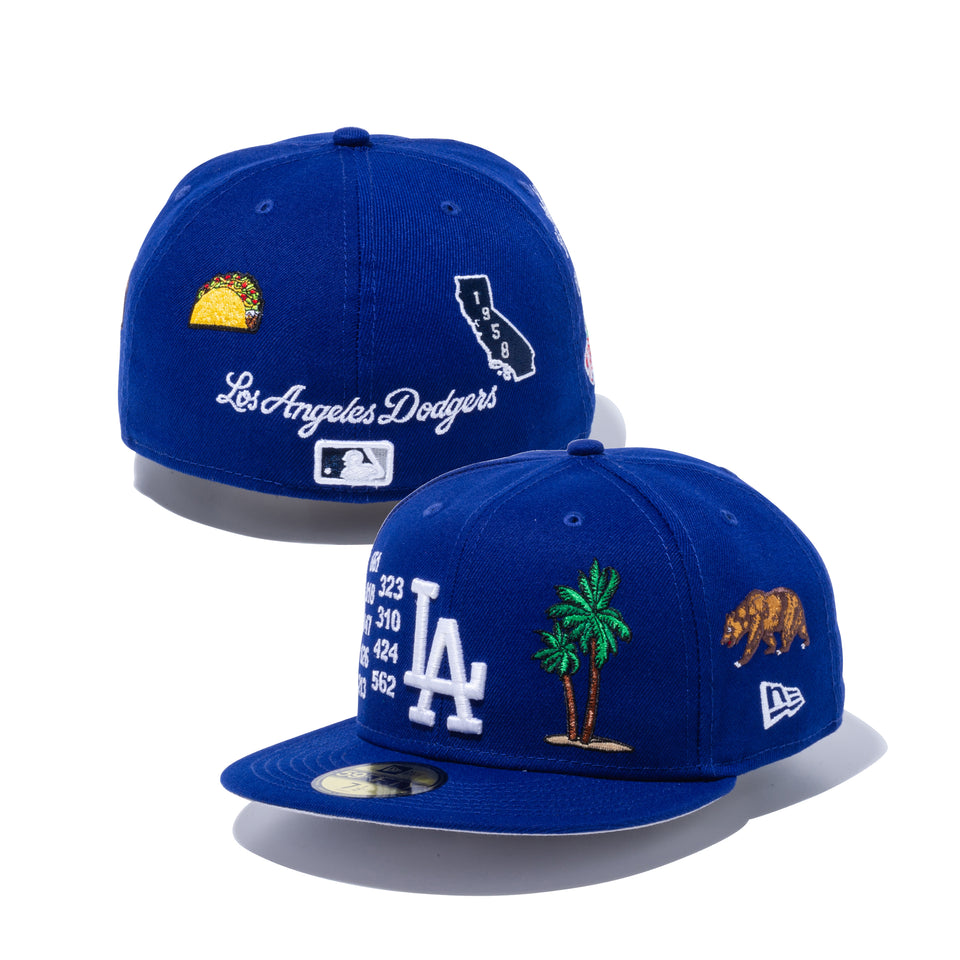 59FIFTY LOCAL ロサンゼルス・ドジャース マルチ アートワーク ダークロイヤル