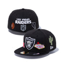 59FIFTY LOCAL ラスベガス・レイダース マルチ アートワーク ブラック