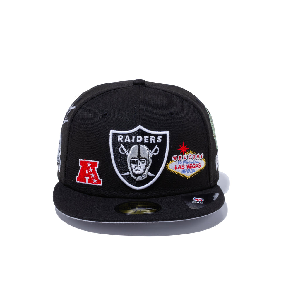 59FIFTY LOCAL ラスベガス・レイダース マルチ アートワーク ブラック