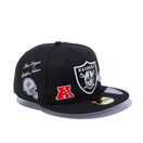 59FIFTY LOCAL ラスベガス・レイダース マルチ アートワーク ブラック