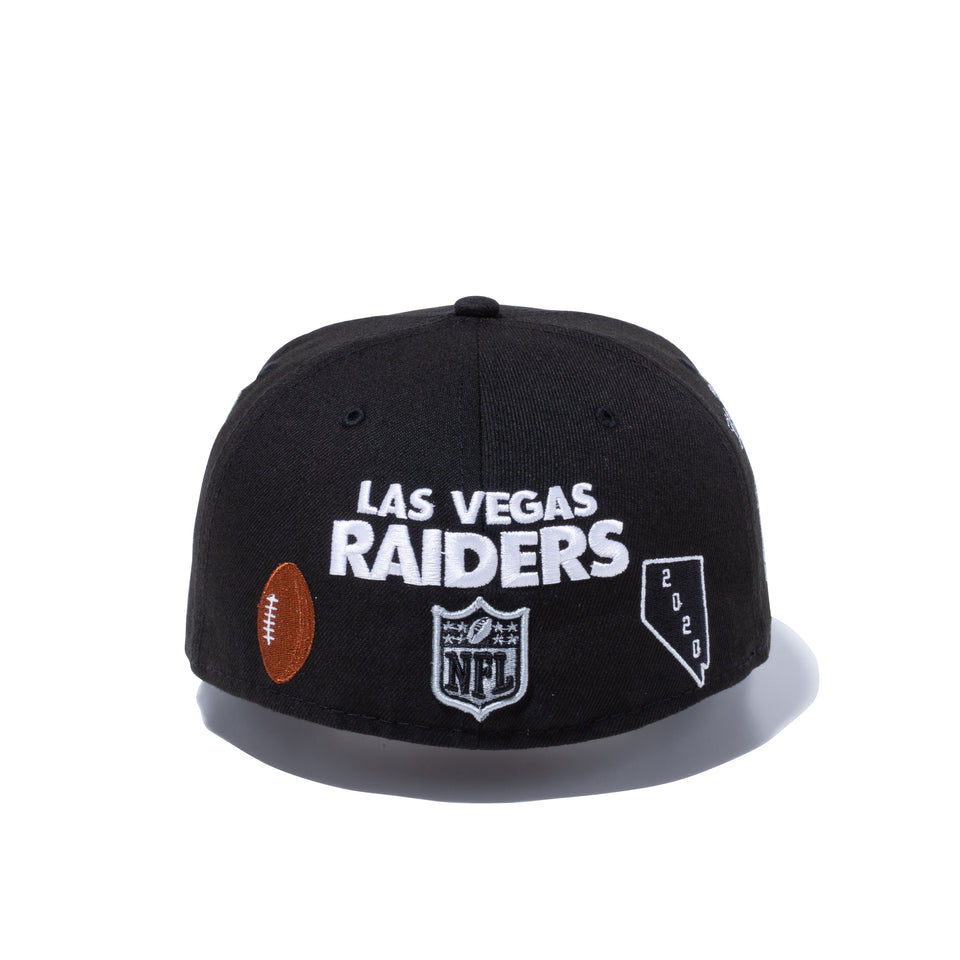 59FIFTY LOCAL ラスベガス・レイダース マルチ アートワーク ブラック