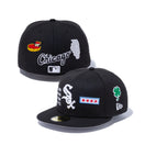 59FIFTY LOCAL シカゴ・ホワイトソックス マルチ アートワーク ブラック
