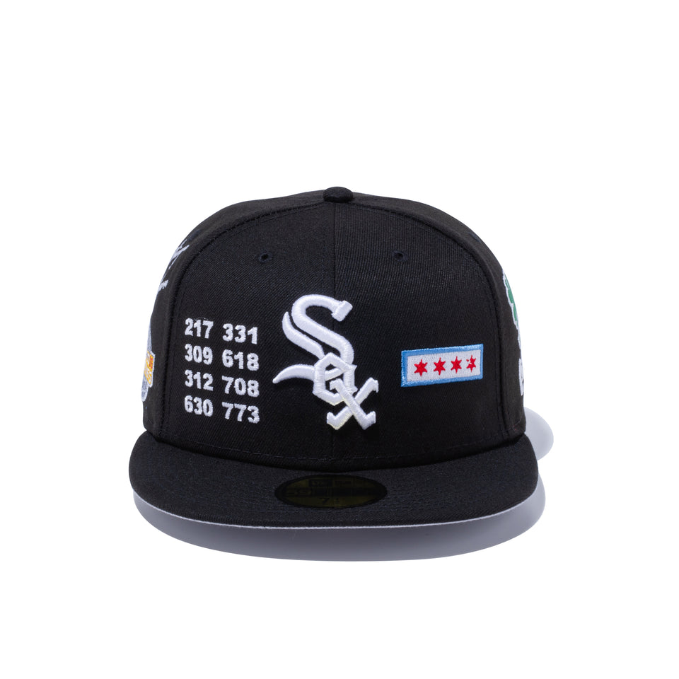 59FIFTY LOCAL シカゴ・ホワイトソックス マルチ アートワーク ブラック