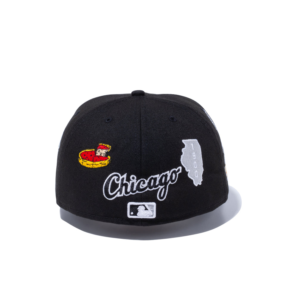 59FIFTY LOCAL シカゴ・ホワイトソックス マルチ アートワーク ブラック