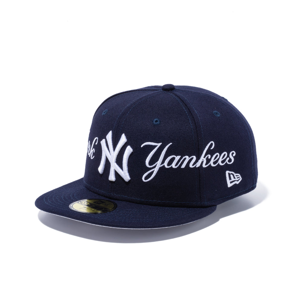 59FIFTY DOUBLED ニューヨーク・ヤンキース ダブルロゴ ネイビー - 12543823-700| NEW ERA ニューエラ公式オンラインストア