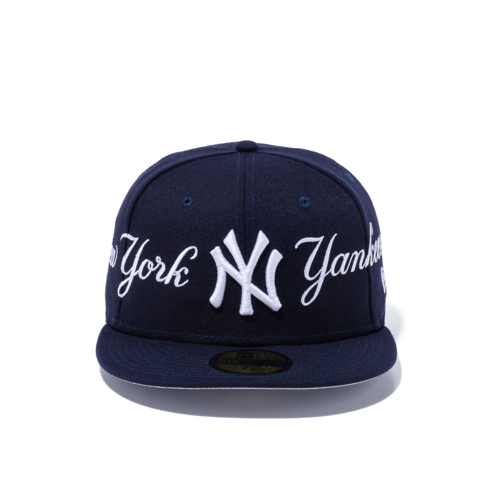 59FIFTY DOUBLED ニューヨーク・ヤンキース ダブルロゴ ネイビー - 12543823-700| NEW ERA ニューエラ公式オンラインストア