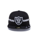 59FIFTY DOUBLED ラスベガス・レイダース ダブルロゴ ブラック - 12543826-700| NEW ERA ニューエラ公式オンラインストア