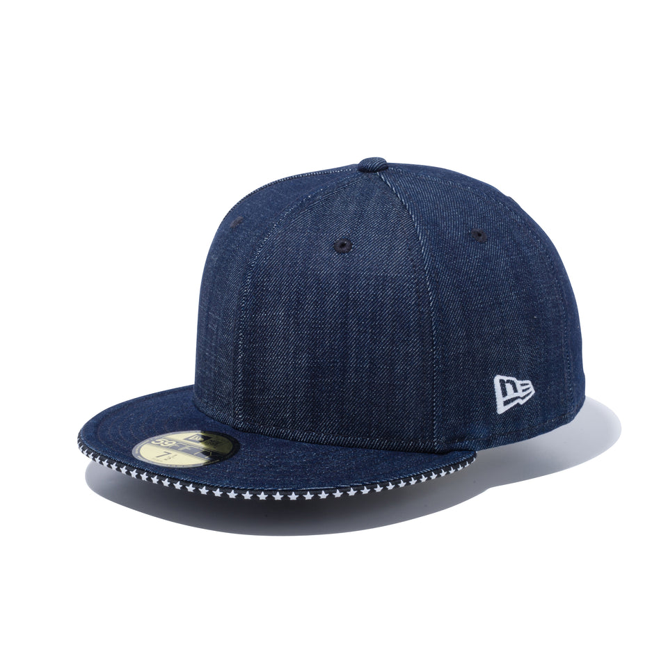 【ストア限定】59FIFTY スター サンドイッチバイザー ウォッシュドデニム