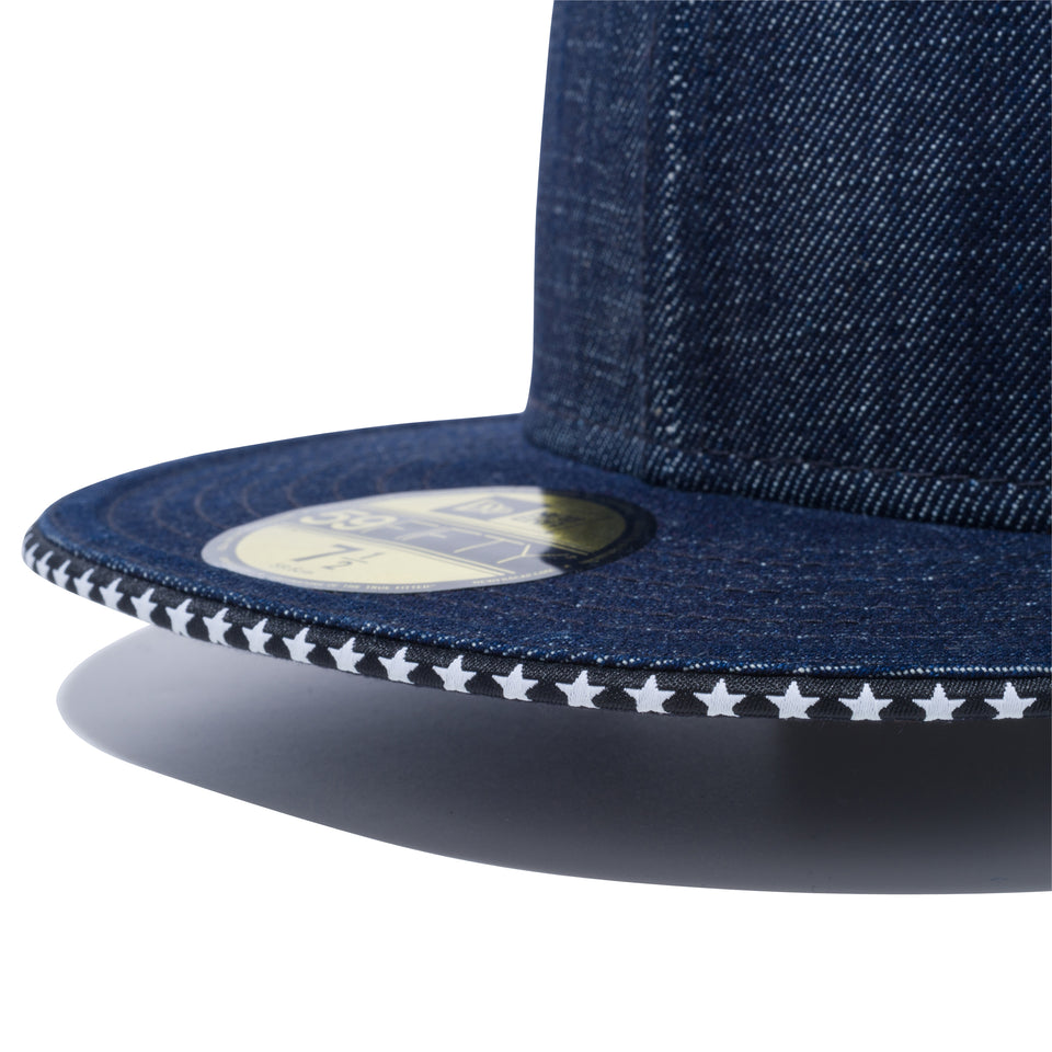 【ストア限定】59FIFTY スター サンドイッチバイザー ウォッシュドデニム