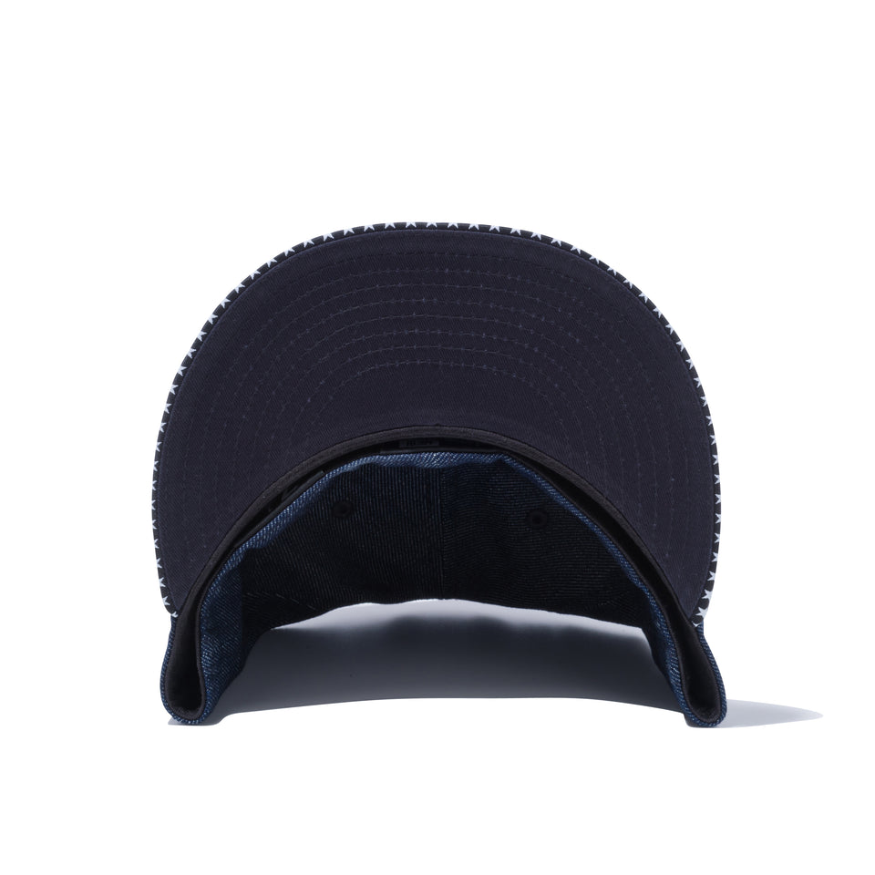 【ストア限定】59FIFTY スター サンドイッチバイザー ウォッシュドデニム