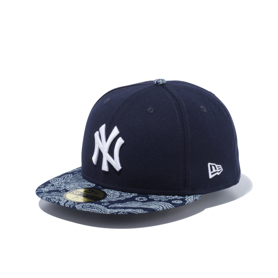 【ストア限定】 59FIFTY デニムペイズリー ニューヨーク・ヤンキース ネイビー
