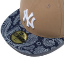 【ストア限定】 59FIFTY デニムペイズリー ニューヨーク・ヤンキース カーキ