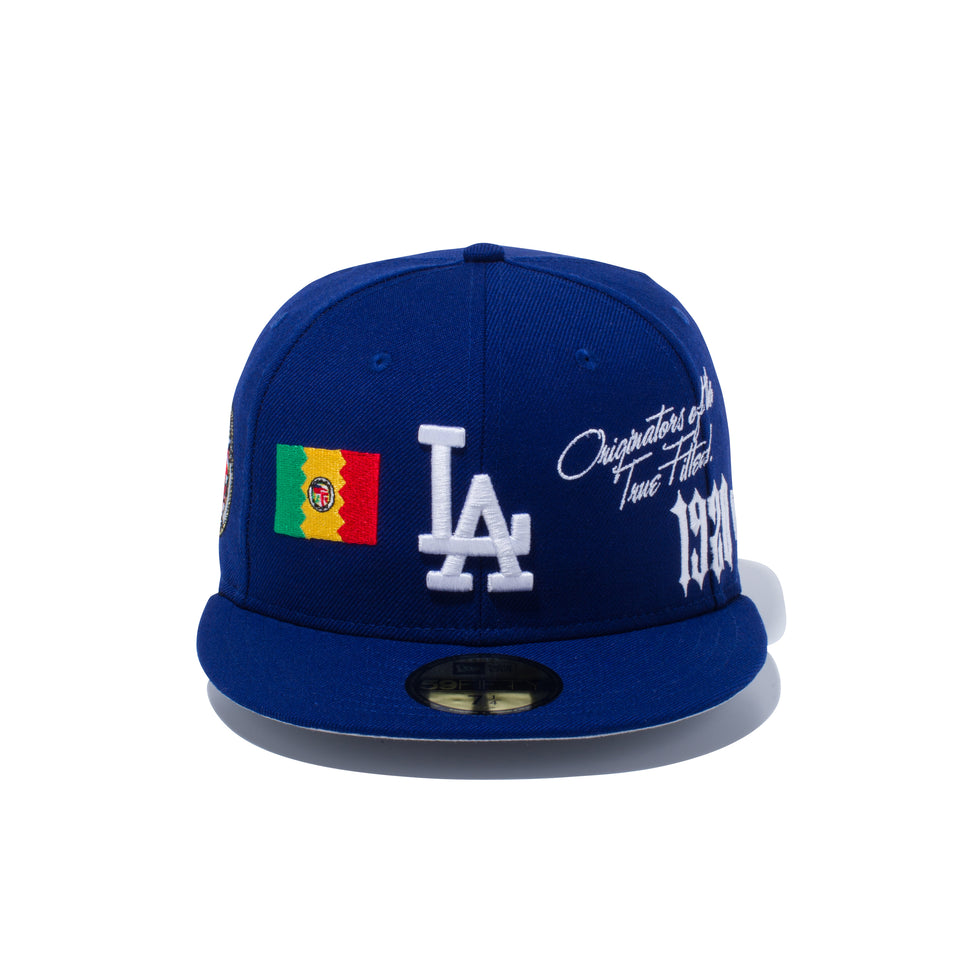 【ストア限定】59FIFTY New Era 1920-2020 ロサンゼルス・ドジャース ダークロイヤル グレーアンダーバイザー
