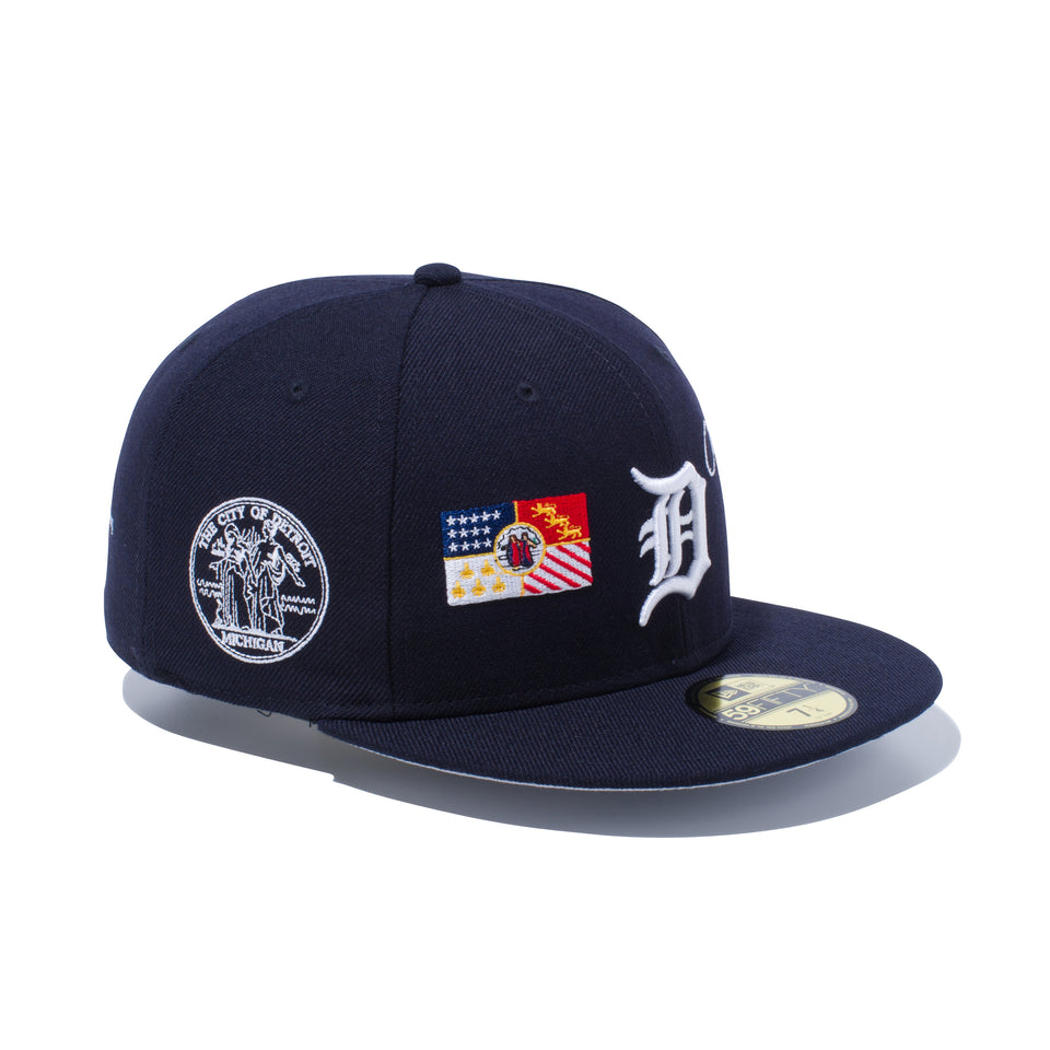 【ストア限定】59FIFTY New Era 1920-2020 デトロイト・タイガース ネイビー グレーアンダーバイザー