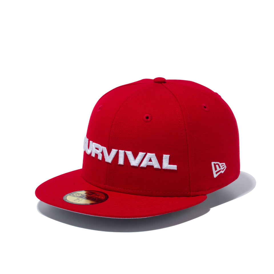 59FIFTY Dave East デイヴ・イースト SURVIVAL スカーレット - 12543876-700| NEW ERA ニューエラ公式オンラインストア