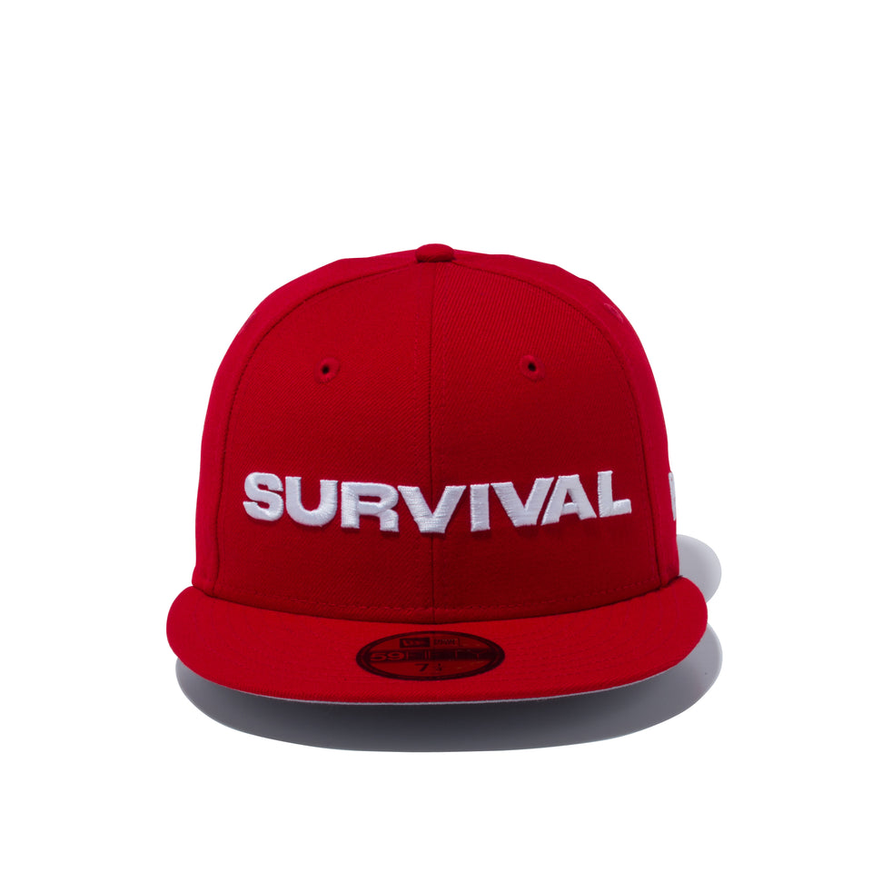 59FIFTY Dave East デイヴ・イースト SURVIVAL スカーレット - 12543876-700| NEW ERA ニューエラ公式オンラインストア