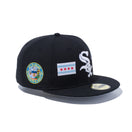 【ストア限定】59FIFTY New Era 1920-2020 シカゴ・ホワイトソックス ブラック グレーアンダーバイザー