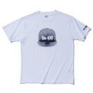 【ストア限定】半袖 コットンTシャツ ニューエラ 100周年ロゴ キャップ ホワイト レギュラーフィット