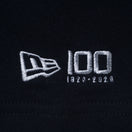 【ストア限定】半袖 コットンTシャツ ニューエラ 100周年ロゴ キャップ ブラック レギュラーフィット