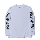 長袖 コットン Tシャツ ニューエラ ホワイト × ブラック レギュラーフィット