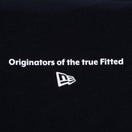 長袖 コットン Tシャツ Originators of the True Fitted サークル ブラック × ホワイト レギュラーフィット