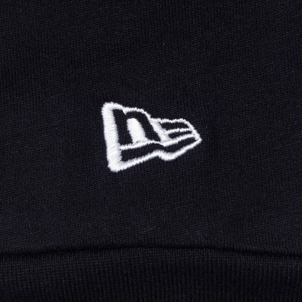 長袖 コットン Tシャツ Originators of the True Fitted サークル ブラック × ホワイト レギュラーフィット
