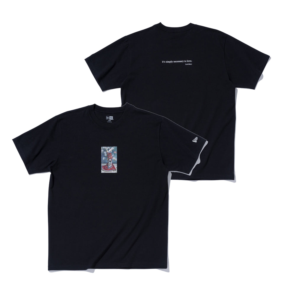 【ストア限定】半袖 コットンTシャツ クロード・モネ ラ・ジャポネーズ ブラック レギュラーフィット