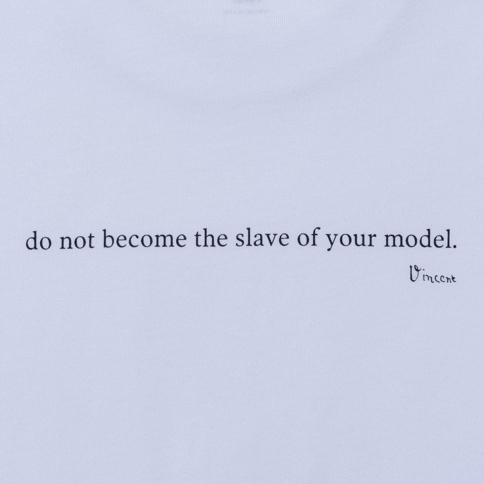 【ストア限定】半袖 コットンTシャツ フィンセント・ファン・ゴッホ ひまわり ホワイト レギュラーフィット