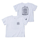 【ストア限定】 Child 半袖 コットン Tシャツ Kevin Lyons ケヴィン・ライオンズ NEW ERA オリジナルロゴ タイポグラフィー ホワイト レギュラーフィット