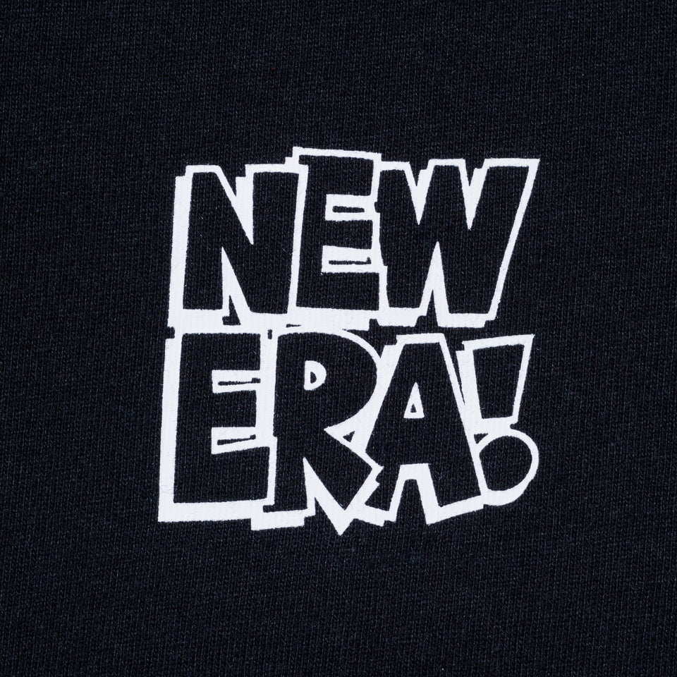 【ストア限定】 Child 半袖 コットン Tシャツ Kevin Lyons ケヴィン・ライオンズ NEW ERA オリジナルロゴ タイポグラフィー ブラック レギュラーフィット