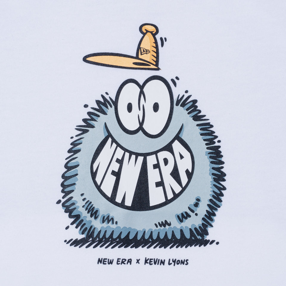 【ストア限定】 Child 半袖 コットン Tシャツ Kevin Lyons ケヴィン・ライオンズ NEW ERA オリジナルロゴ ホワイト