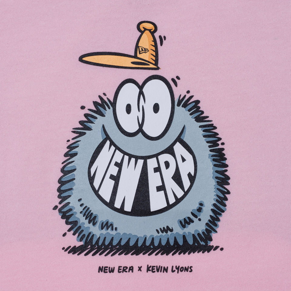 【ストア限定】 Child 半袖 コットン Tシャツ Kevin Lyons ケヴィン・ライオンズ NEW ERA オリジナルロゴ ライトピンク