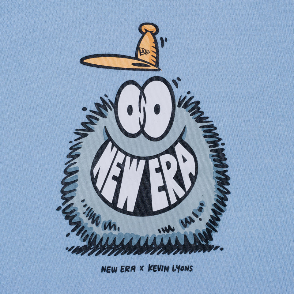 【ストア限定】 Child 半袖 コットン Tシャツ Kevin Lyons ケヴィン・ライオンズ NEW ERA オリジナルロゴ ライトブルー
