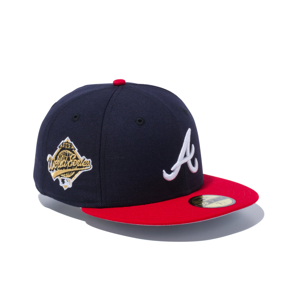 59FIFTY MLB サイドパッチ アトランタ・ブレーブス ワールドシリーズ