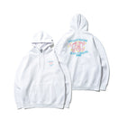 裏起毛 スウェット プルオーバー フーディー Keith Haring キース・へリング パラダイス ホワイト