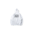 裏起毛 スウェット プルオーバー フーディー Keith Haring キース・へリング ベイビー ホワイト