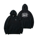 裏起毛 スウェット プルオーバー フーディー Keith Haring キース・へリング ベイビー ブラック