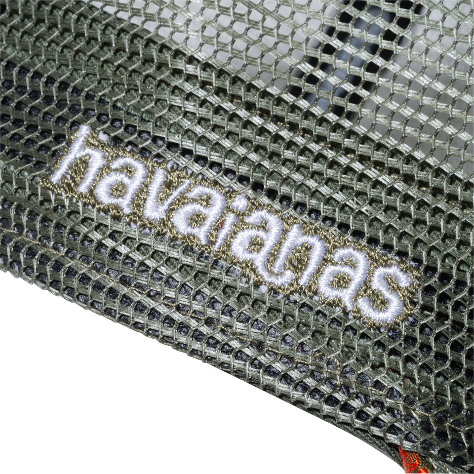 9FORTY A-Frame トラッカー havaianas ハワイアナス オリジナルロゴ アーミーグリーン