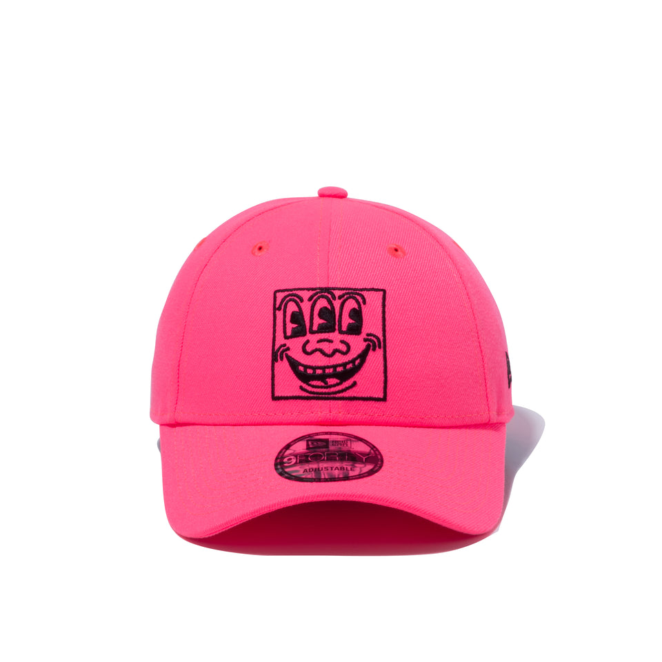 9FORTY Keith Haring キース・へリング フェイス ピンクグロウ