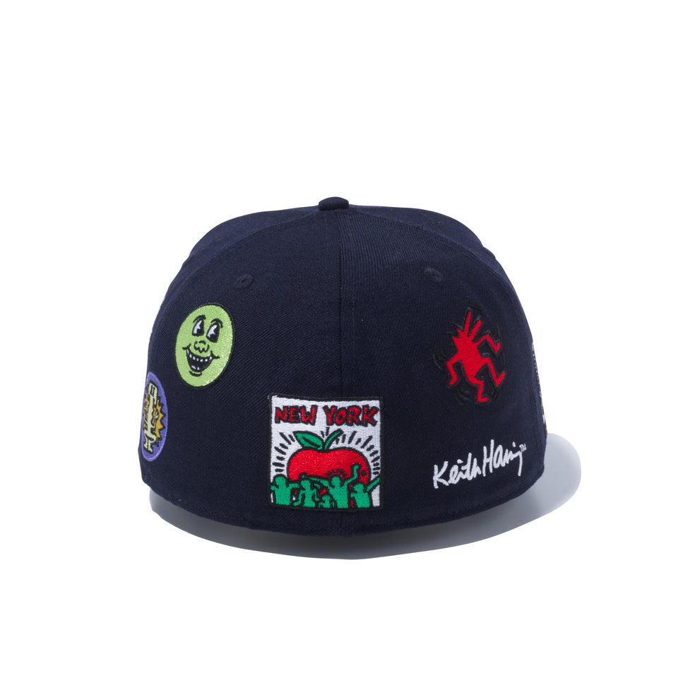 59FIFTY Keith Haring キース・へリング マルチ ロゴ ネイビー