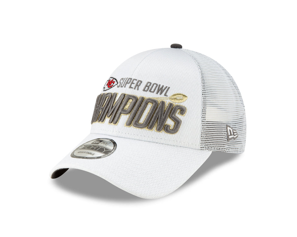 9FORTY トラッカー NFL スーパーボウルLIV カンザスシティ・チーフス ロッカールームキャップ