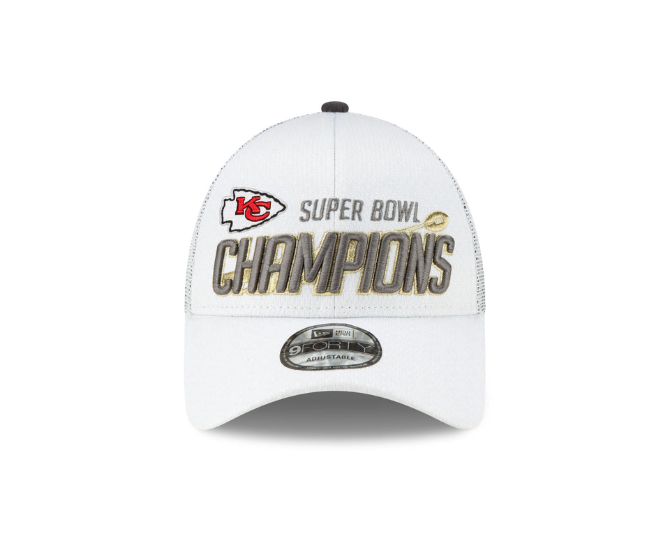 9FORTY トラッカー NFL スーパーボウルLIV カンザスシティ・チーフス ロッカールームキャップ
